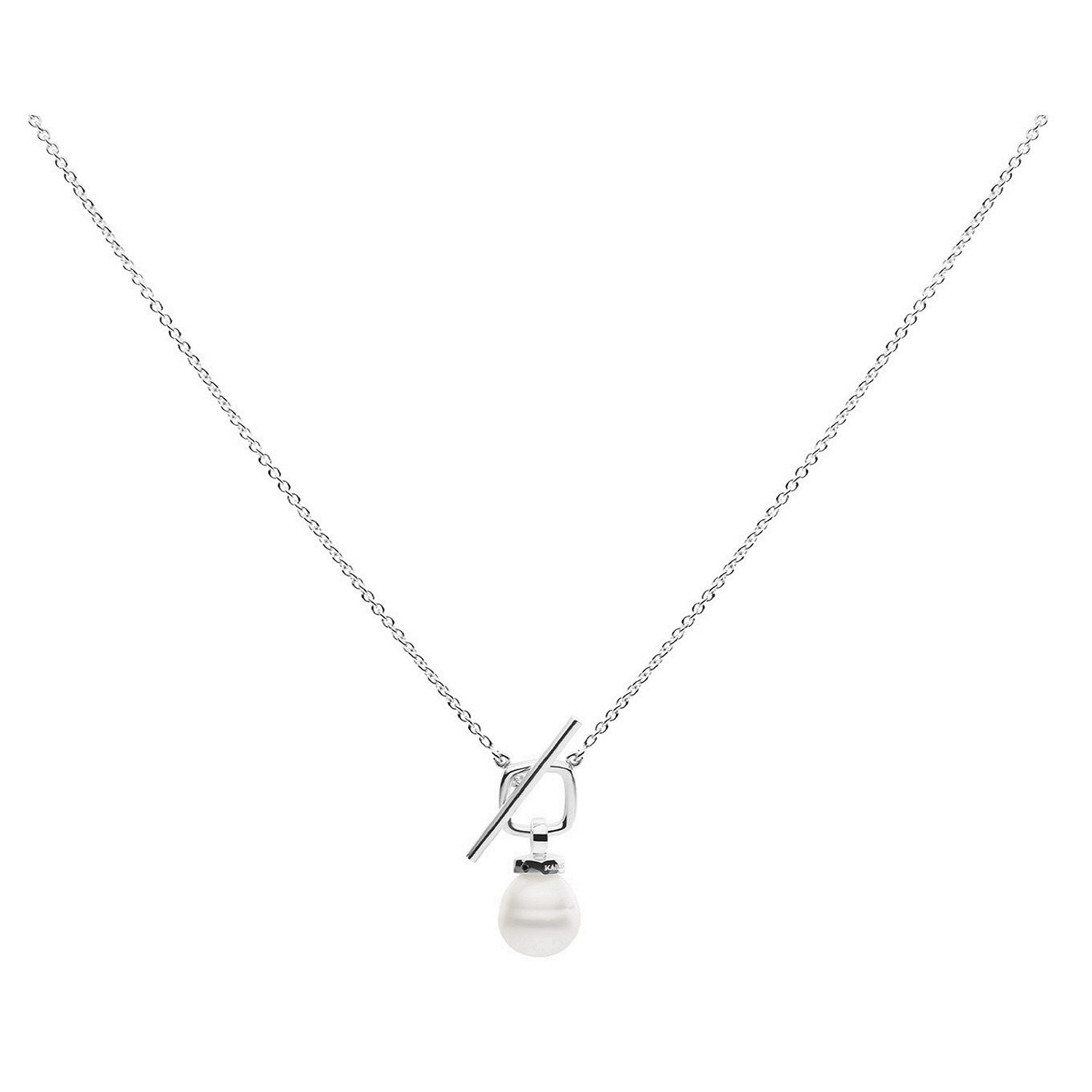 Kailis Sterling Silver T-Bar Necklace
