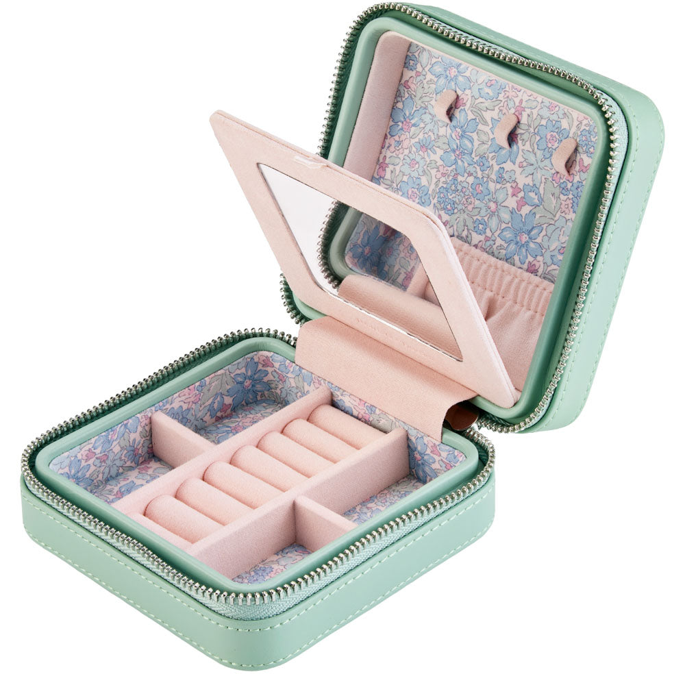 WOLF x Liberty Small Travel Zip Case - Sage