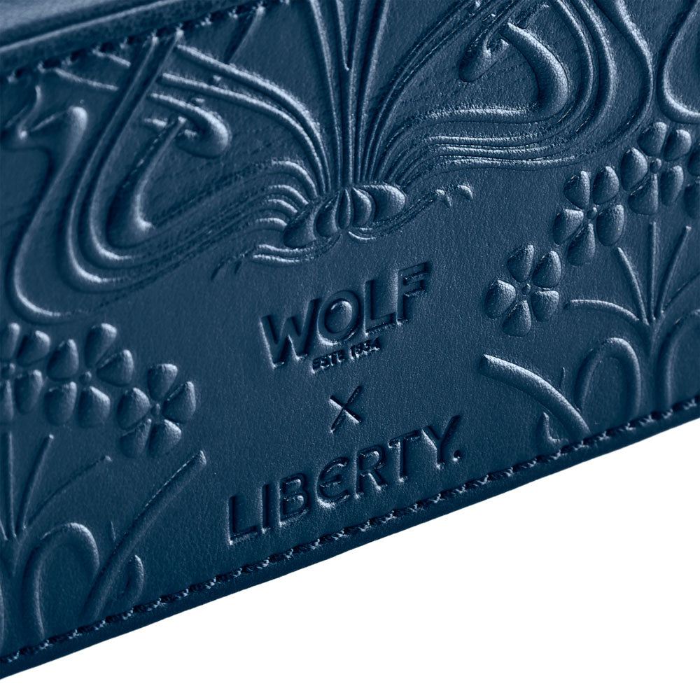 WOLF x Liberty Medium Zip Case - Navy