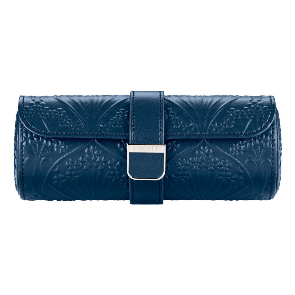 WOLF x Liberty Triple Watch Roll - Navy