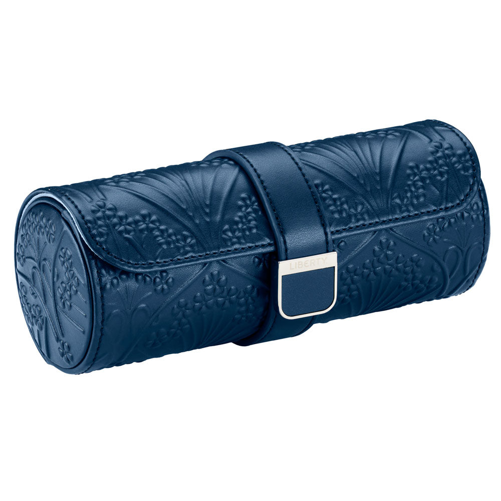 WOLF x Liberty Triple Watch Roll - Navy