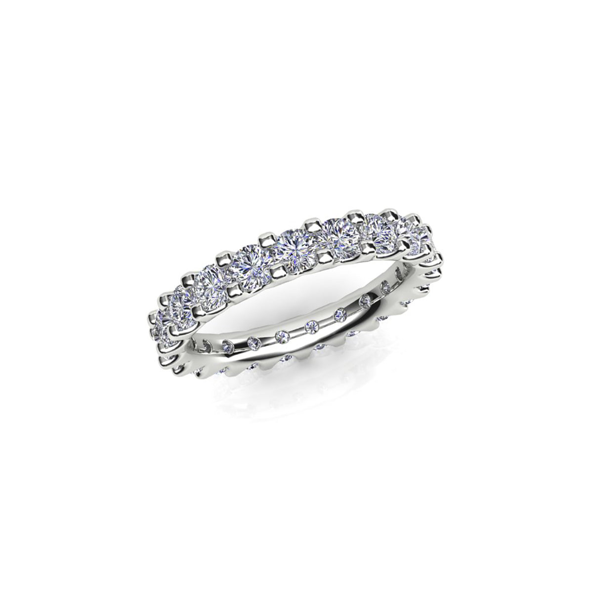 18ct White Gold Diamond Eternity Ring
