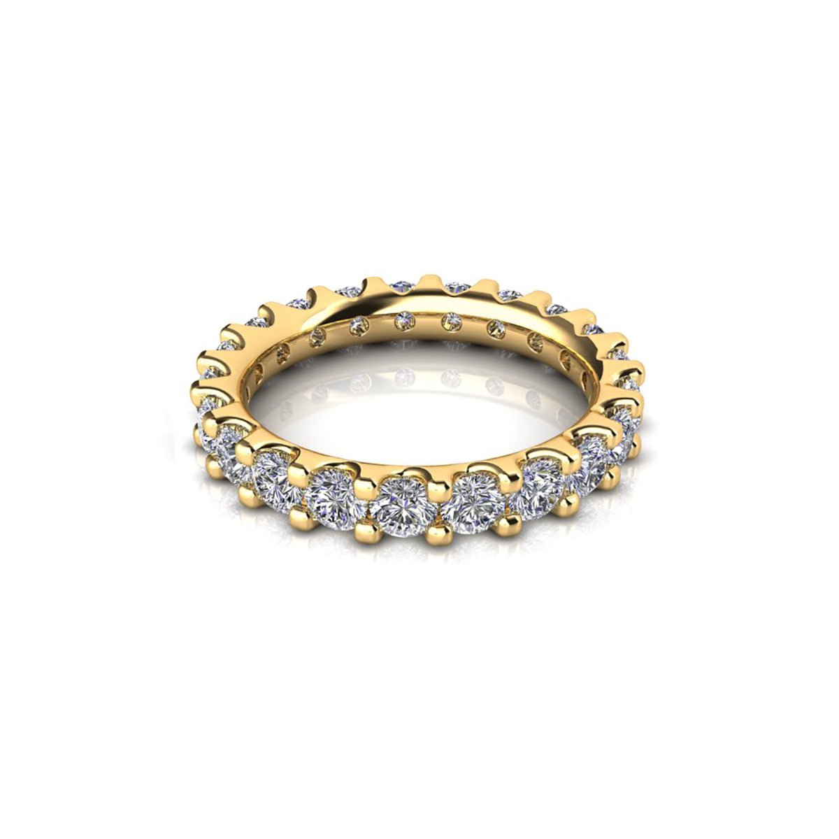 18ct Yellow Gold Diamond Eternity Ring