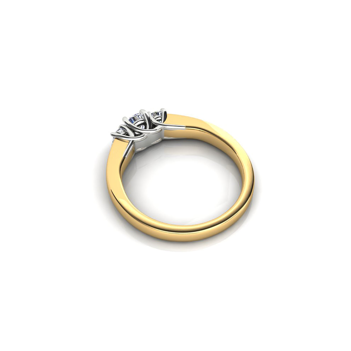 18ct Yellow Gold Diamond Engagement Ring