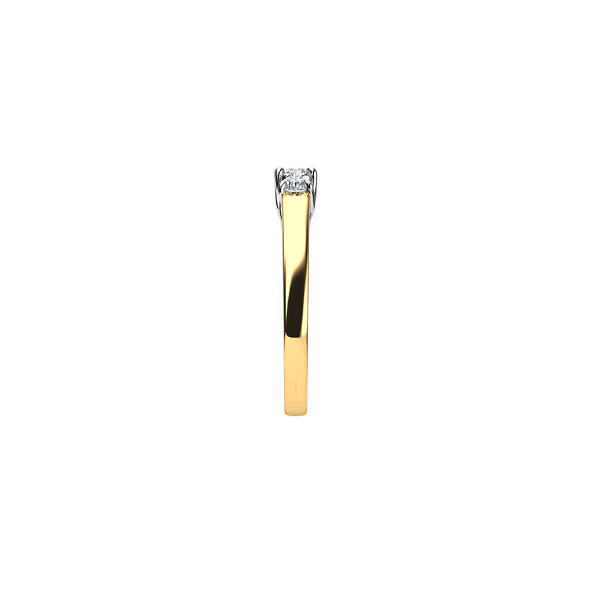 18ct Yellow Gold Diamond Engagement Ring