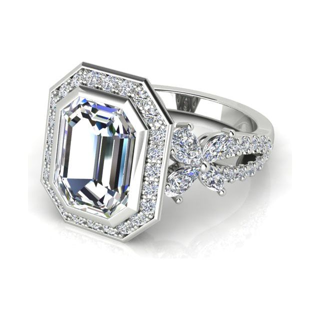 18ct White Gold 1.98ct Diamond Engagement Ring