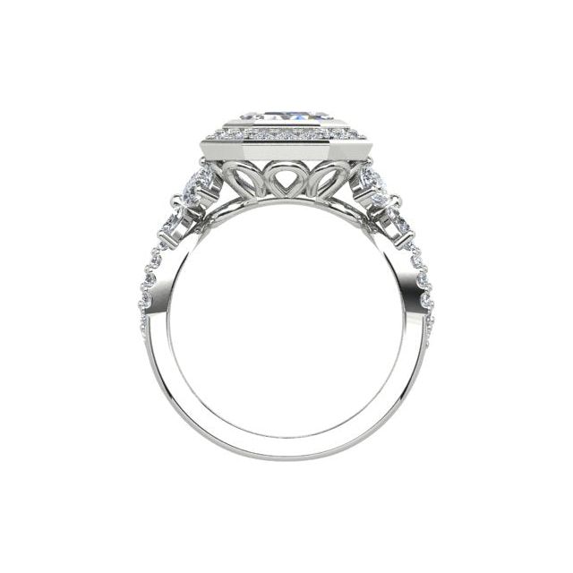 18ct White Gold 1.98ct Diamond Engagement Ring