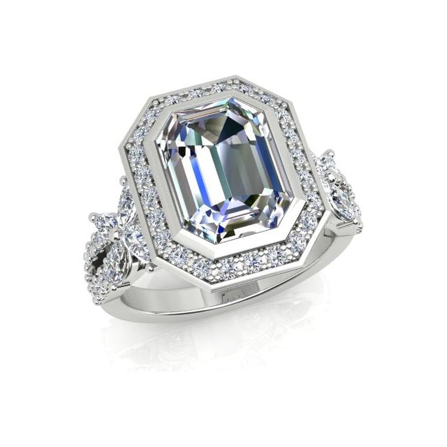 18ct White Gold 1.98ct Diamond Engagement Ring