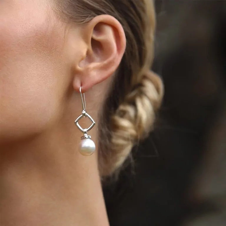 Kailis Sterling Silver Geometric Earrings