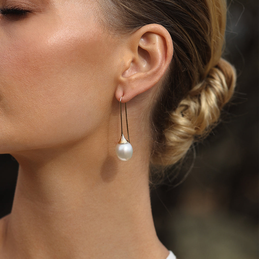 Kailis Large Trumpet Earrings, 18ct Yellow Gold