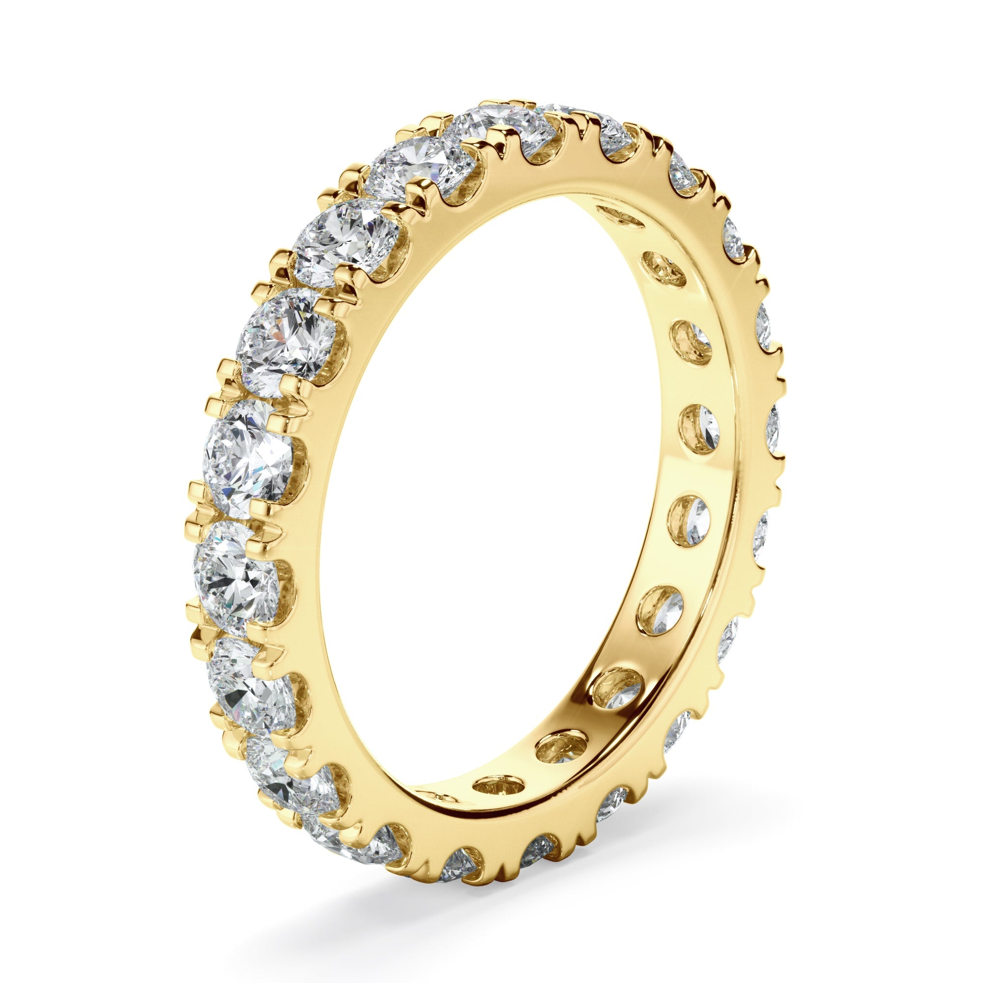1.9ct Round Brilliant Cut Lab Grown Diamond Eternity Ring