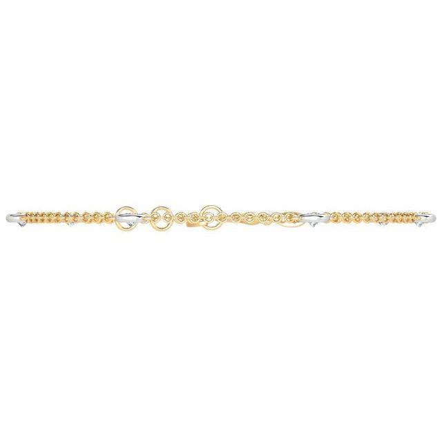 Diamond d'Amour Bracelet in 18ct Yellow & White Gold