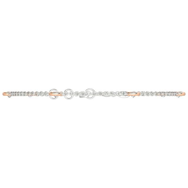 Diamond d'Amour Bracelet in 18ct White & Rose Gold