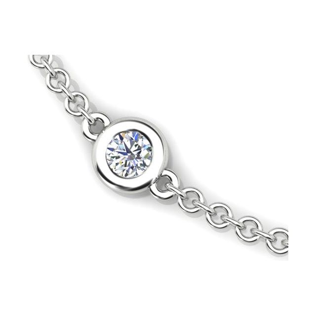 Diamond d'Amour Bracelet in 18ct White Gold