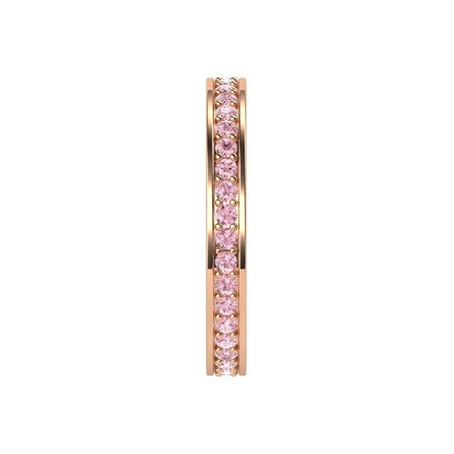18ct Rose Gold 0.50ct Argyle Origin Pink Diamond Wedding Ring