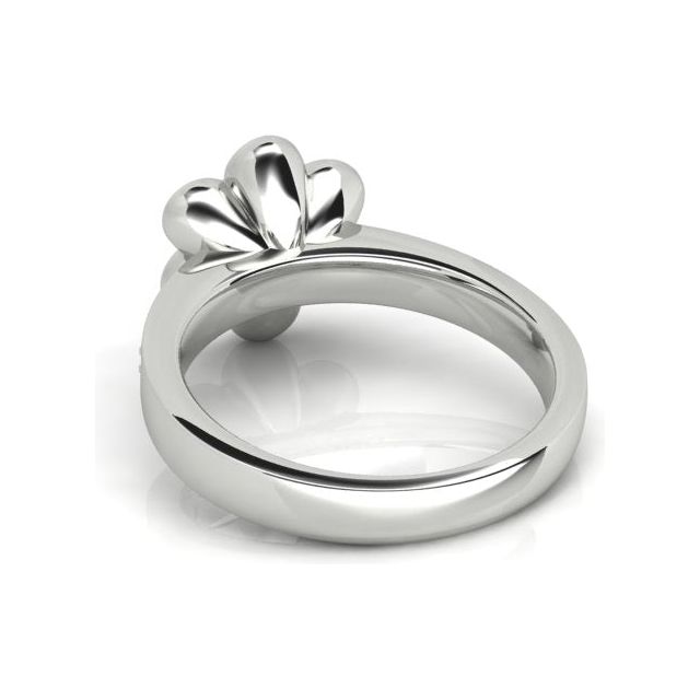 Platinum & 18ct Rose Gold 0.91ct Argyle Origin Pink Diamond Flower-Style Dress Ring