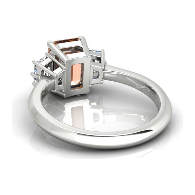Platinum 2.22ct 4-Claw Argyle Origin Cognac Diamond Dress Ring