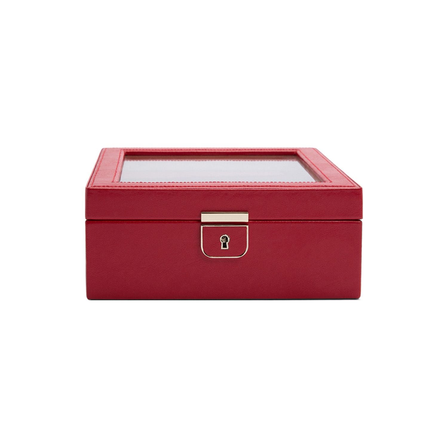 Wolf Palermo 6 Piece Watch Box Red