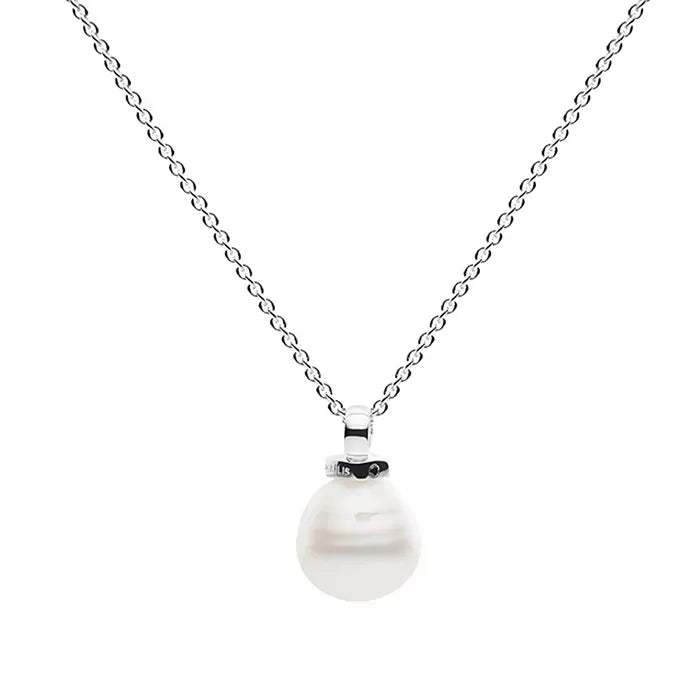 Kailis Sterling Silver Geometric Pearl Necklace