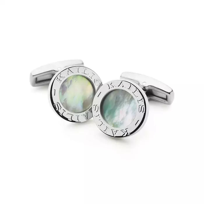 Kailis Titanium Mother of Pearl Cufflinks