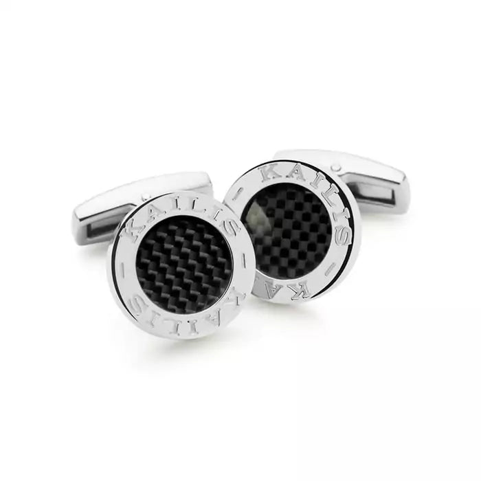 Kailis Titanium Carbon Fibre Cufflinks