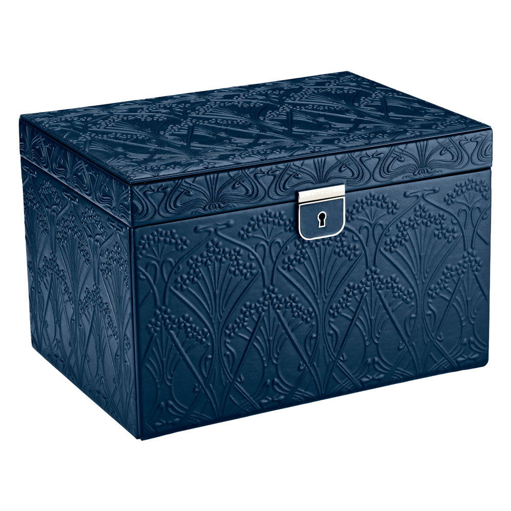 WOLF x Liberty Large Jewellery Box - Navy