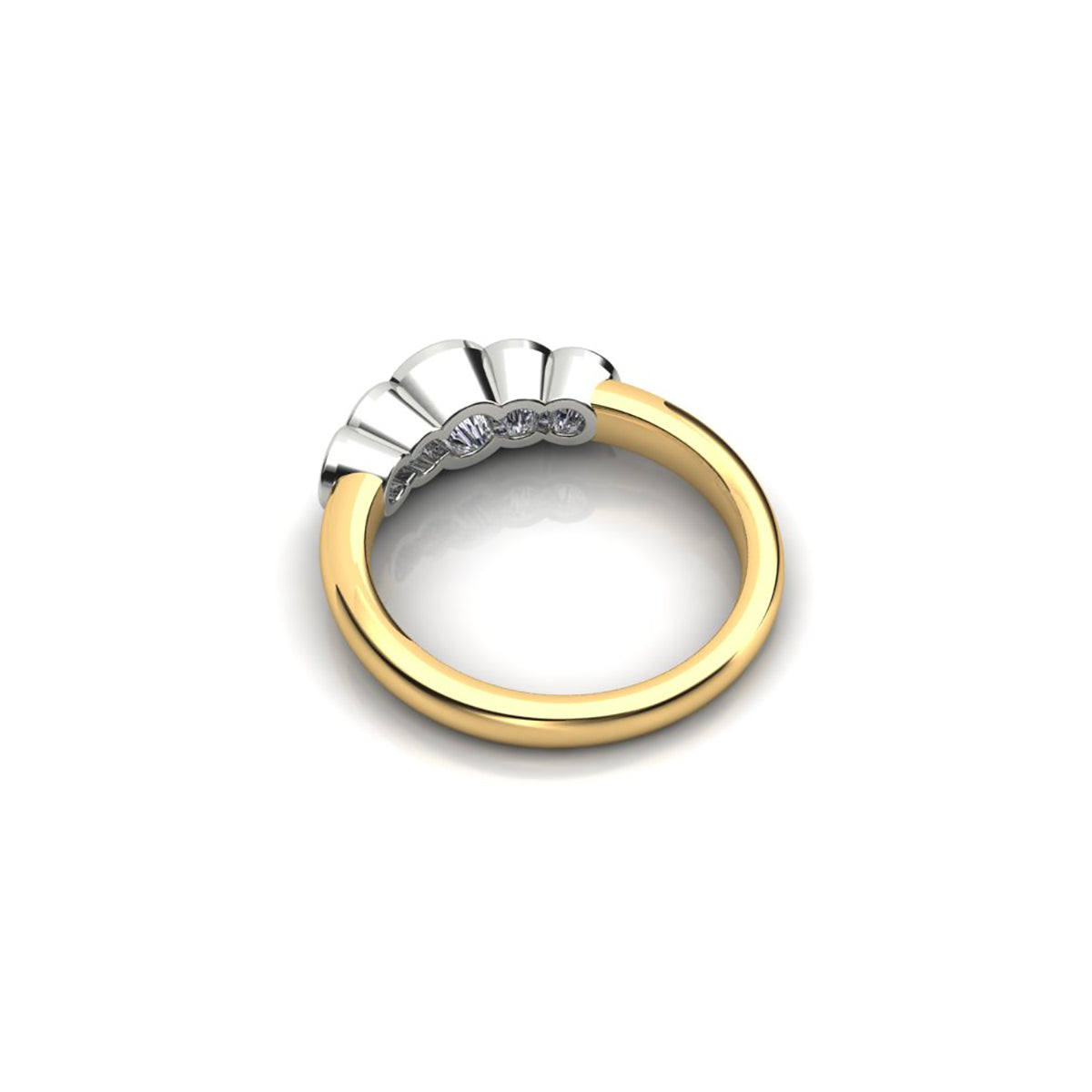 18ct Yellow Gold Diamond Ring