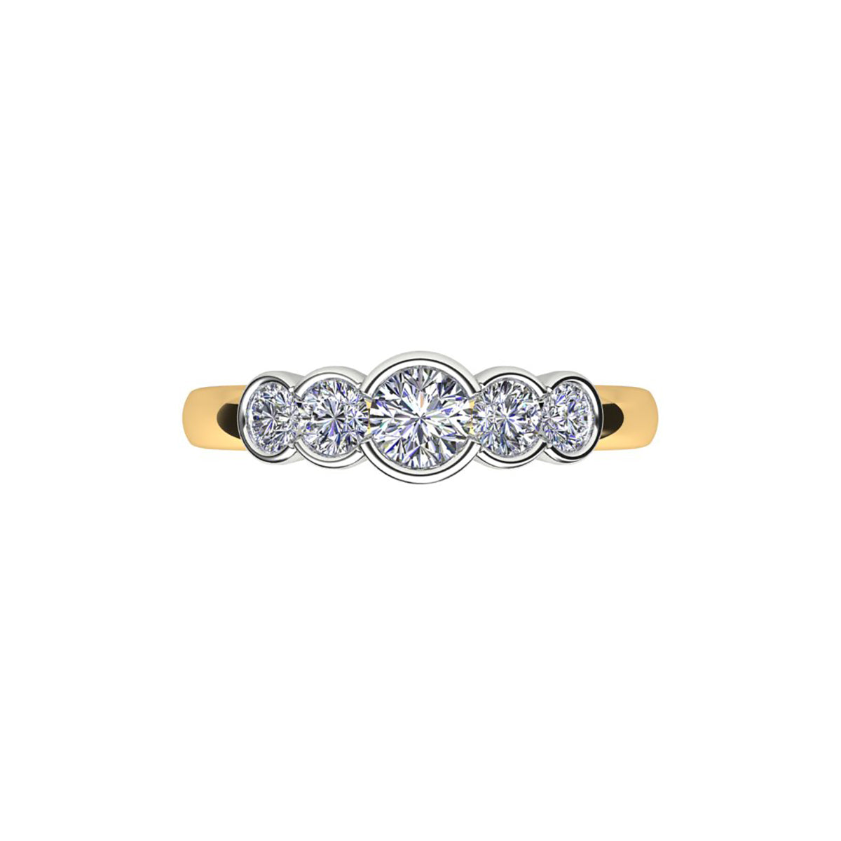 18ct Yellow Gold Diamond Ring