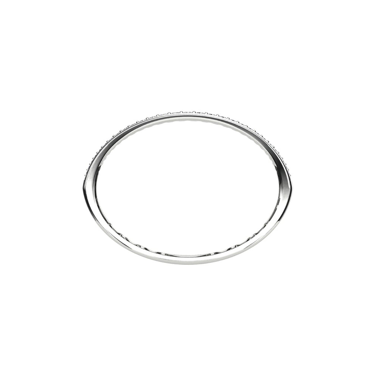 18ct White Gold Diamond Bangle