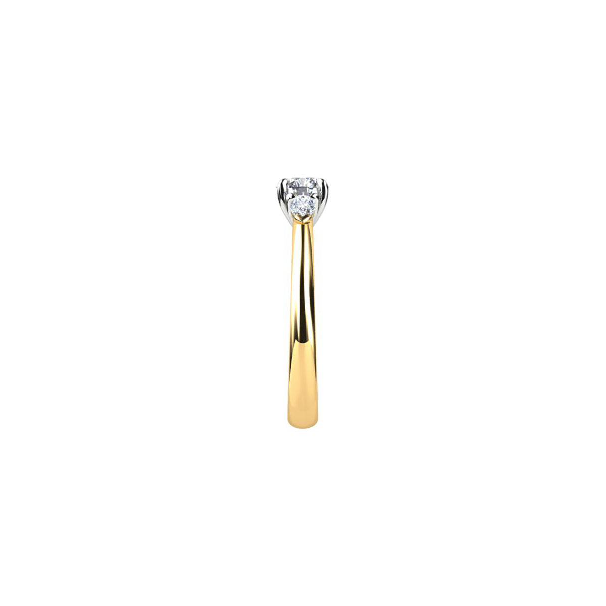 18ct Yellow Gold Diamond Engagement Ring