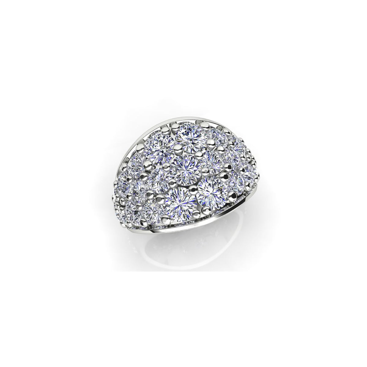 18ct White Gold Diamond Ring