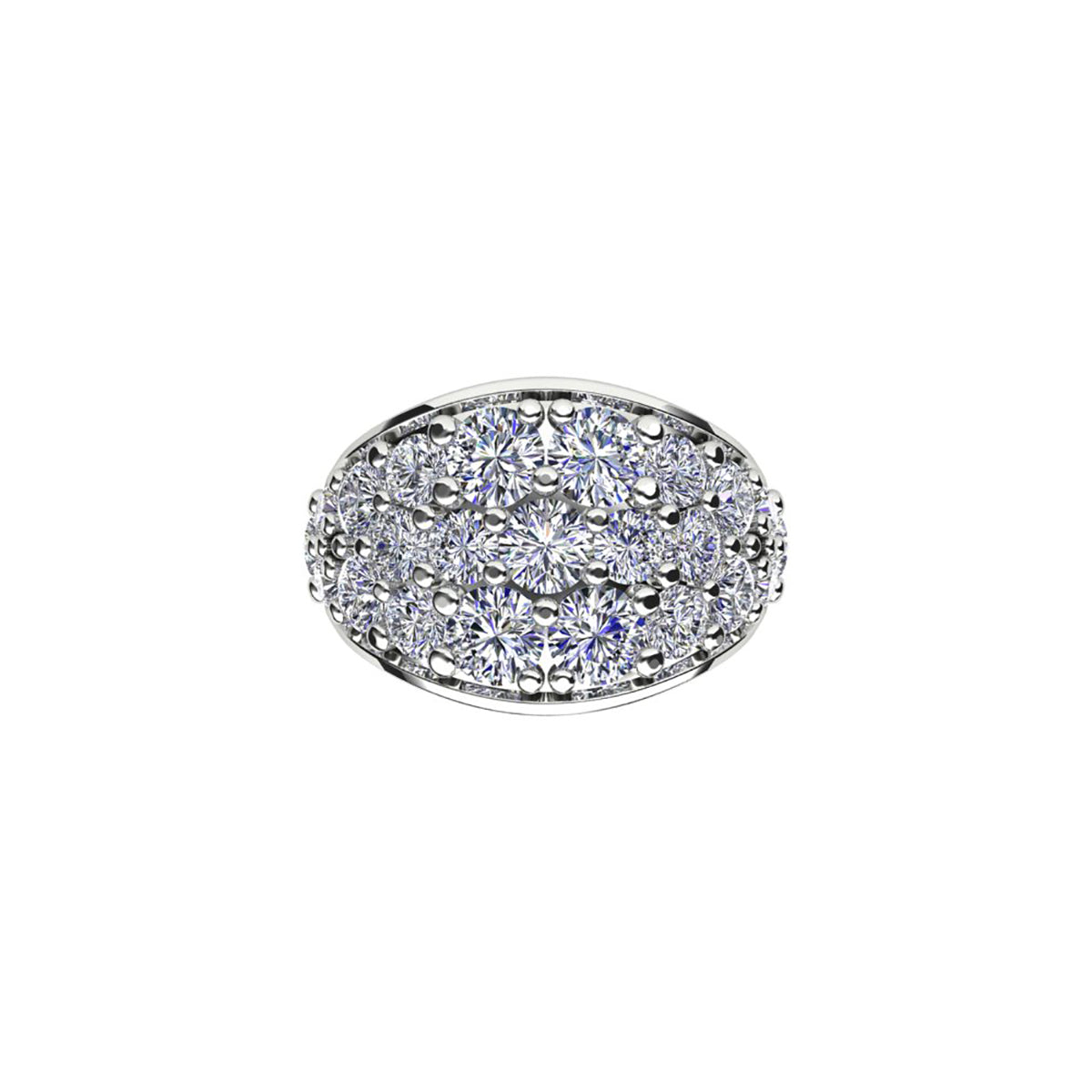 18ct White Gold Diamond Ring