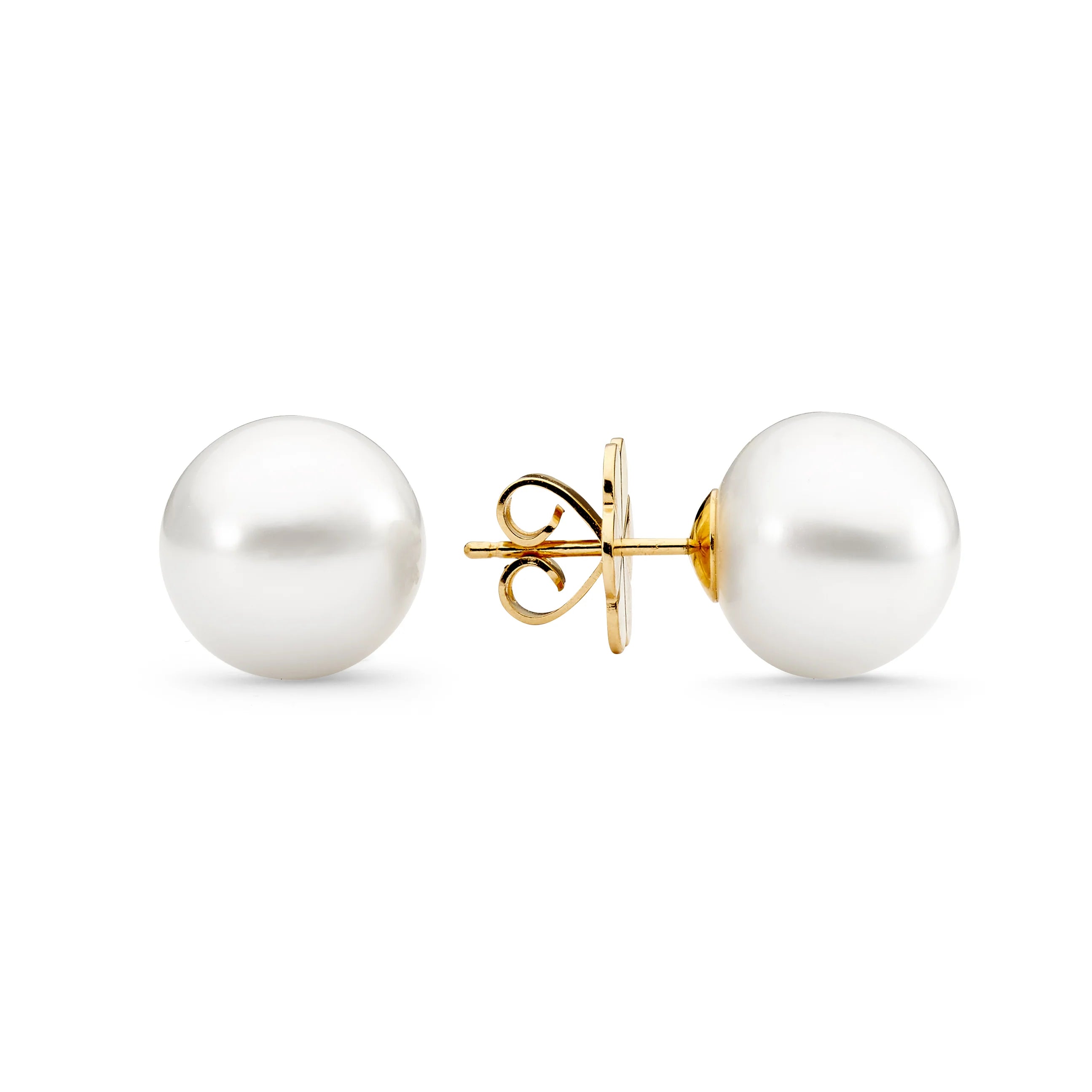 AUTORE 18ct Yellow Gold Stud Earrings