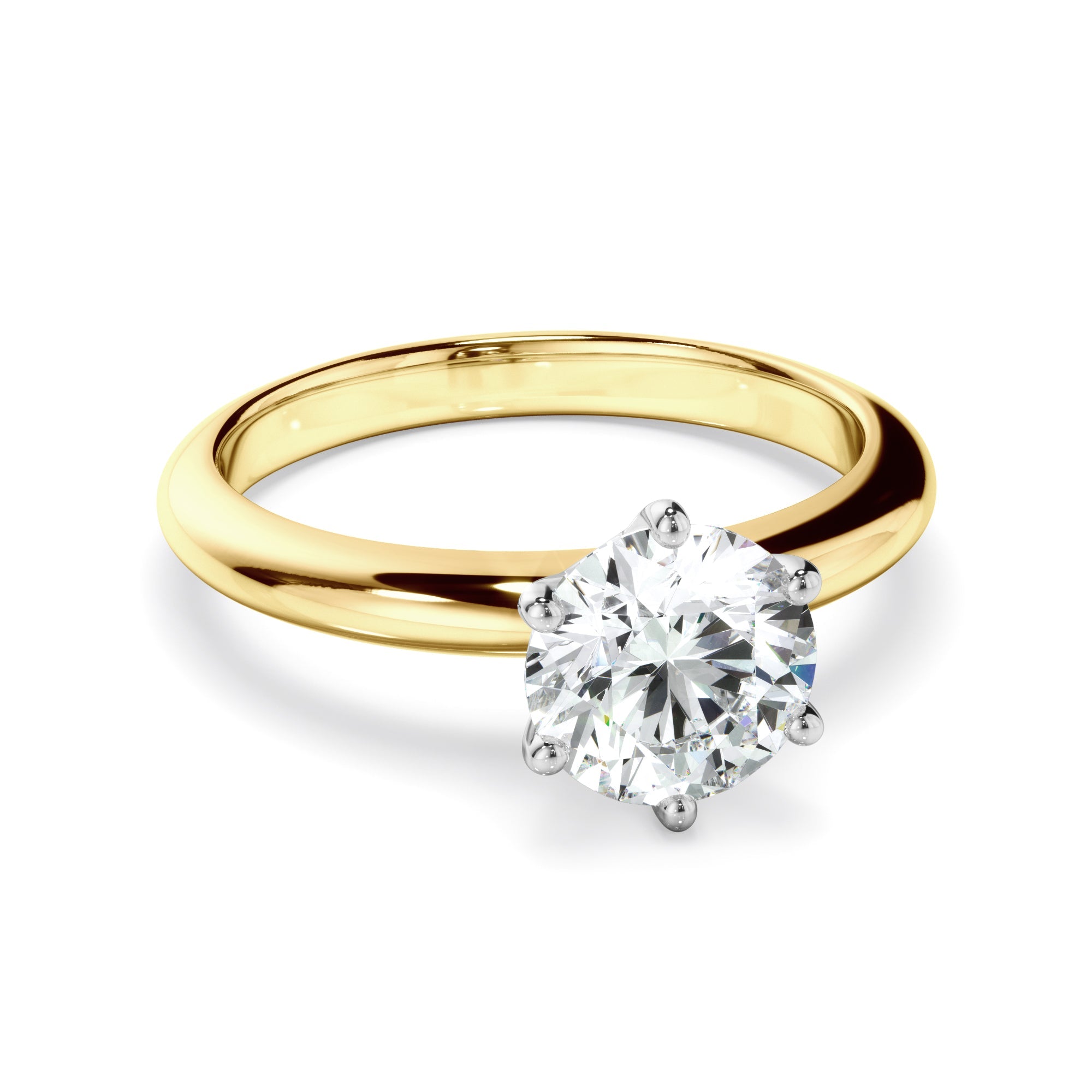 1.50ct Round Brilliant Cut Lab Grown Diamond Engagement Ring