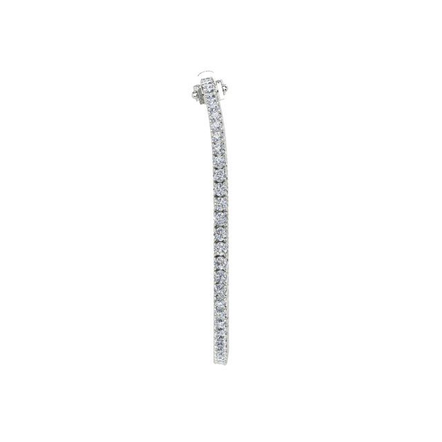 4-Claw Diamond Tennis Bracelet in 18ct White Gold