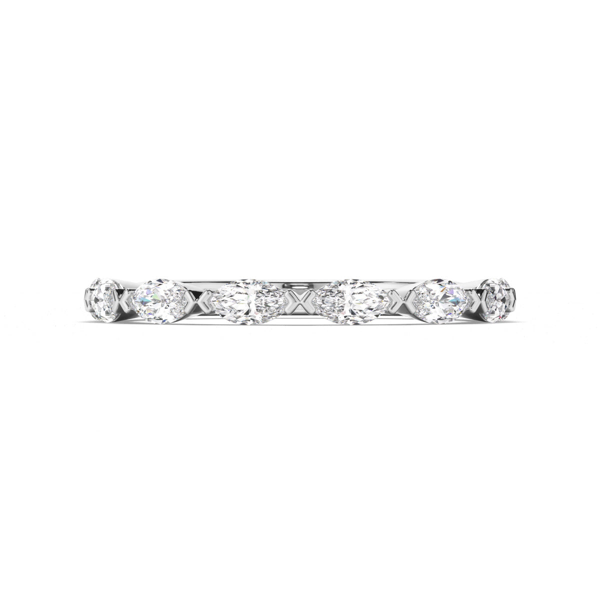 Marquise Cut Diamond Wedding Ring