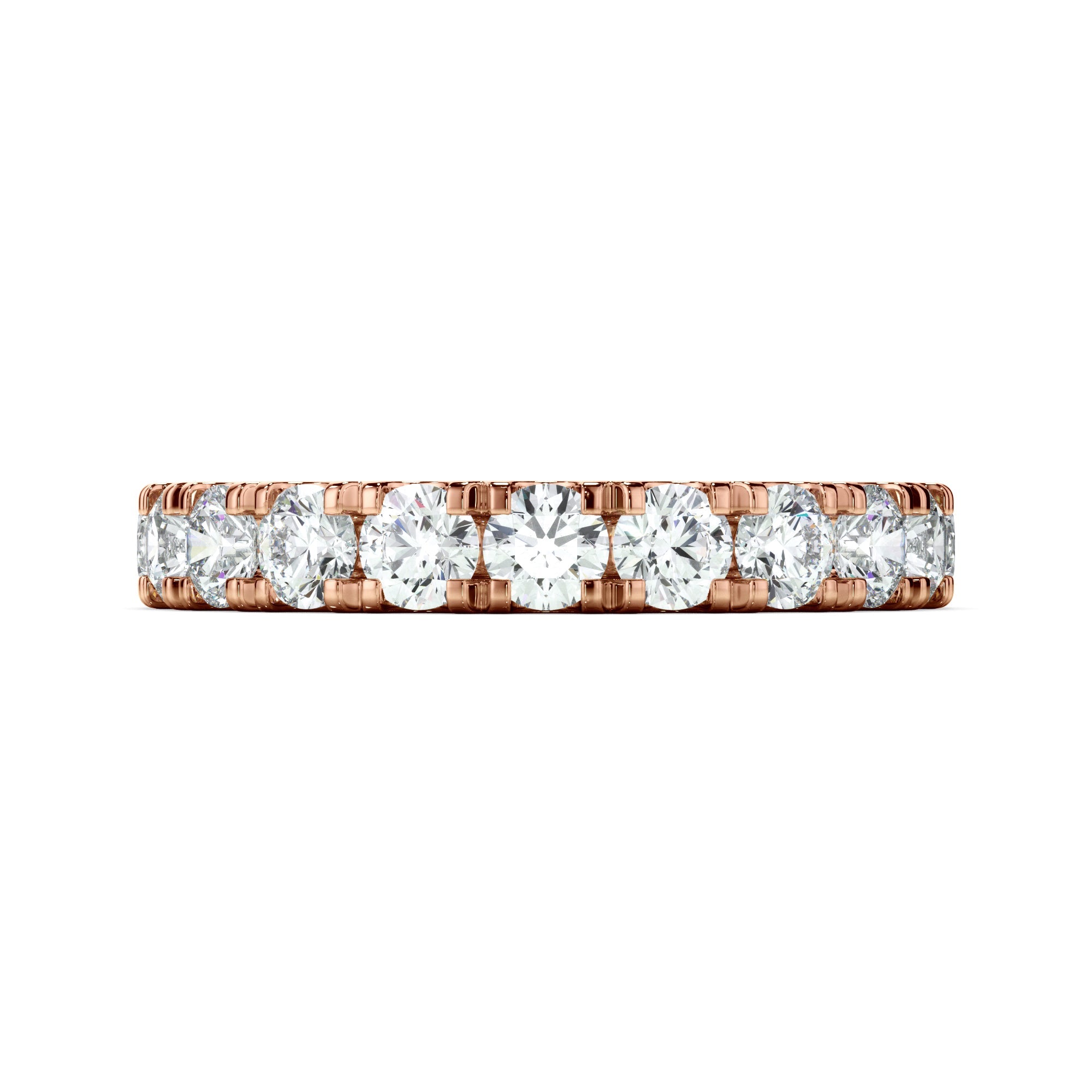 1.9ct Round Brilliant Cut Lab Grown Diamond Eternity Ring