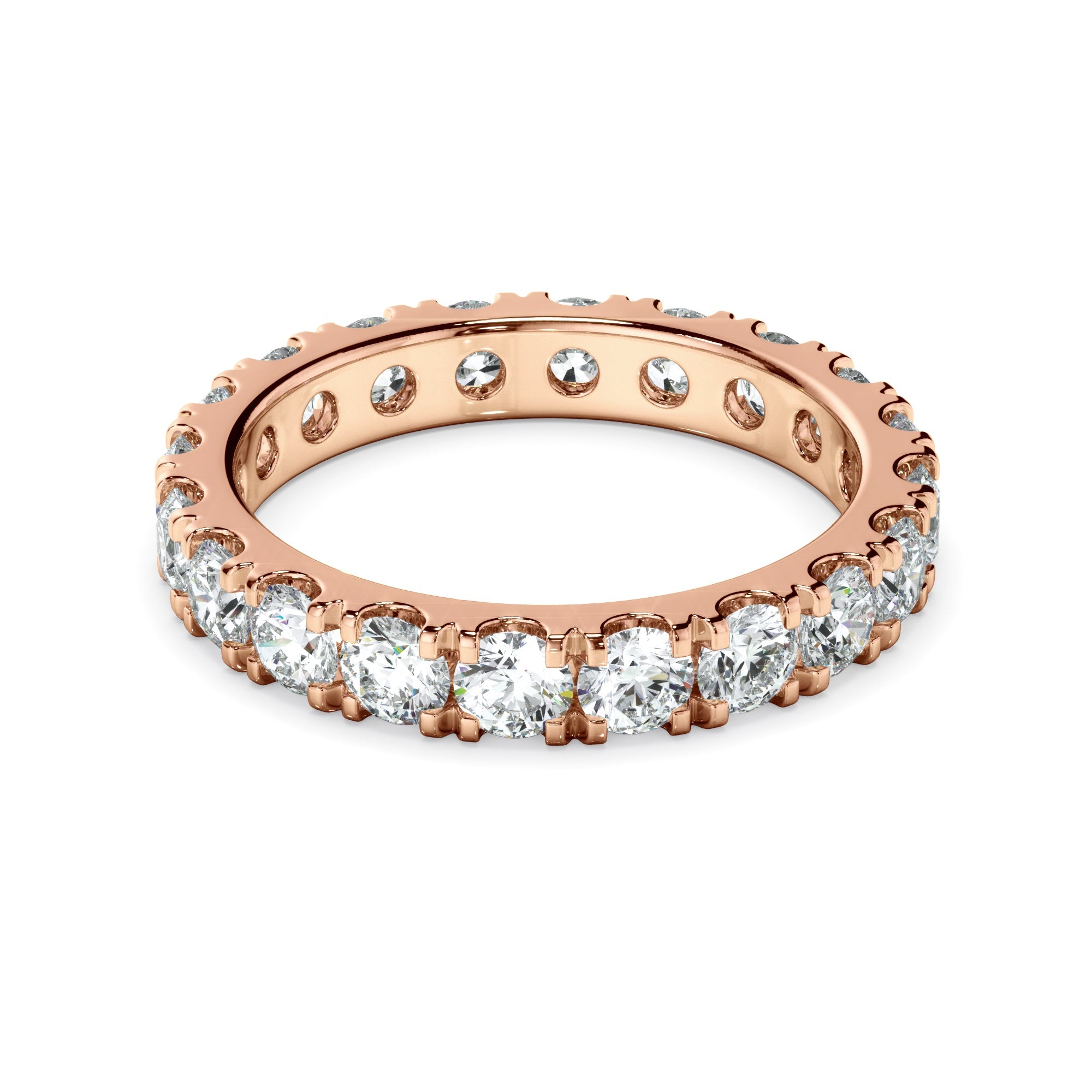 1.9ct Round Brilliant Cut Lab Grown Diamond Eternity Ring