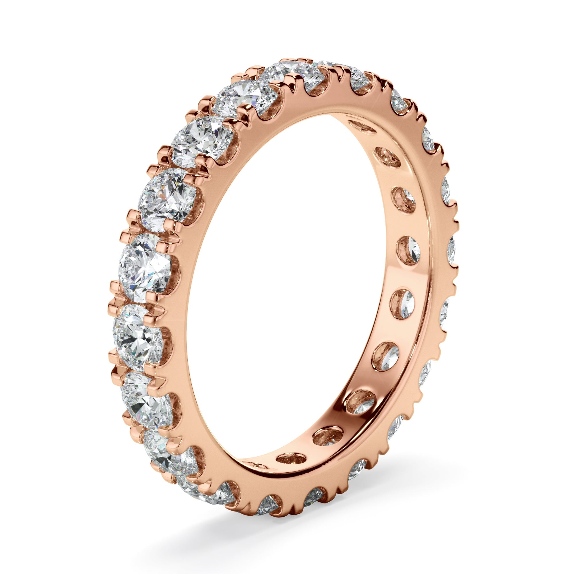 1.9ct Round Brilliant Cut Lab Grown Diamond Eternity Ring