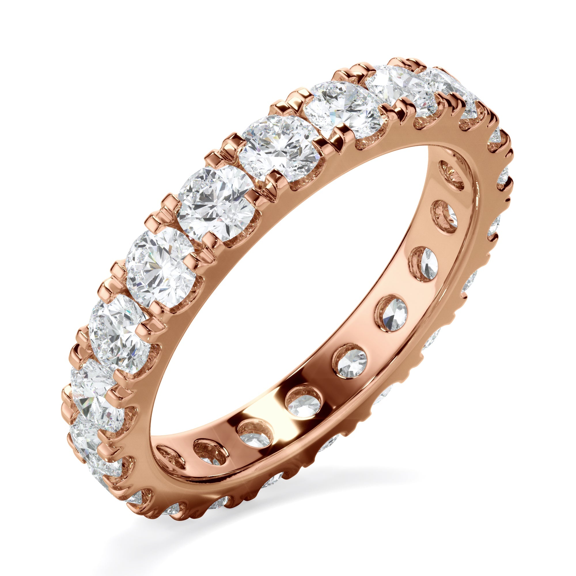 1.9ct Round Brilliant Cut Lab Grown Diamond Eternity Ring