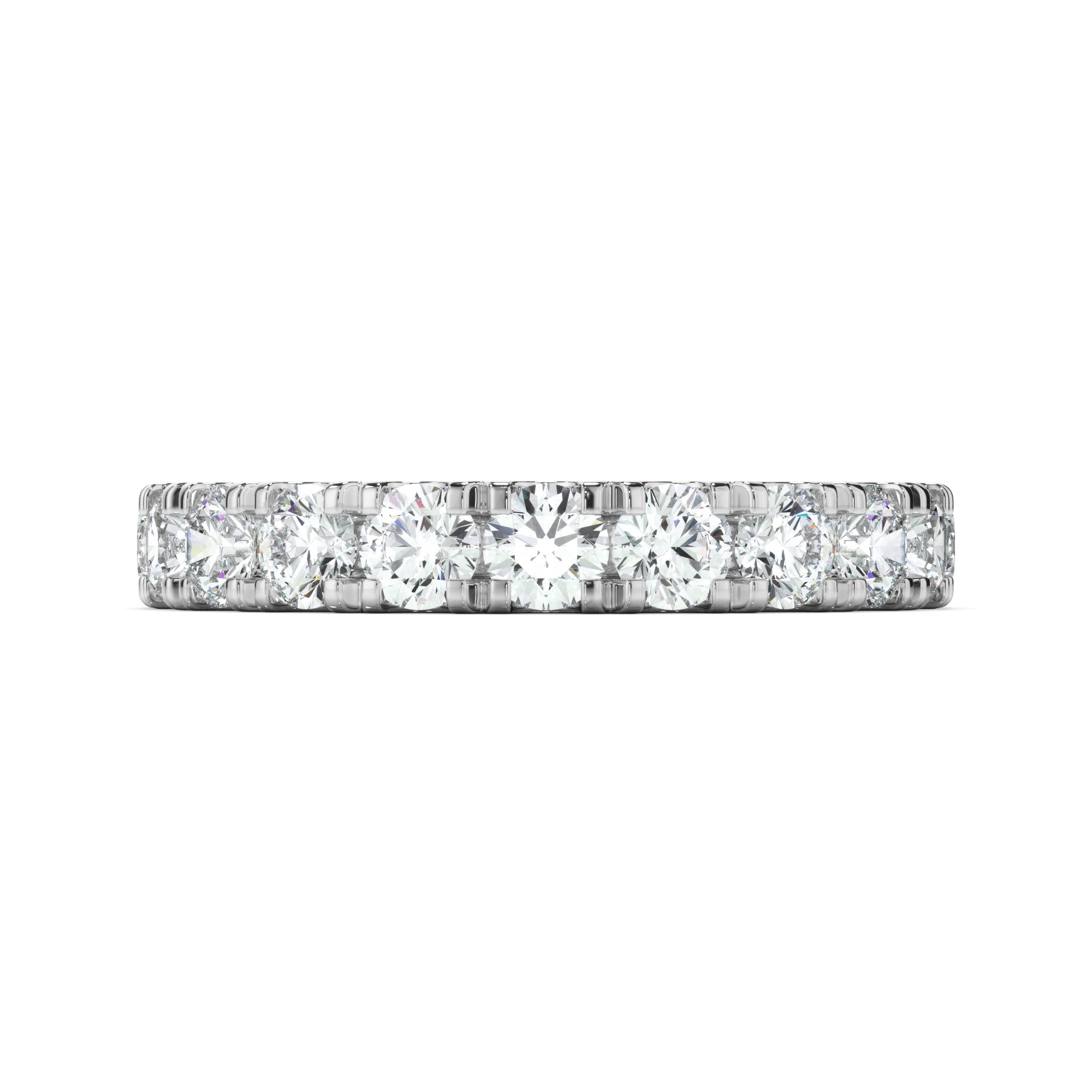 1.9ct Round Brilliant Cut Lab Grown Diamond Eternity Ring