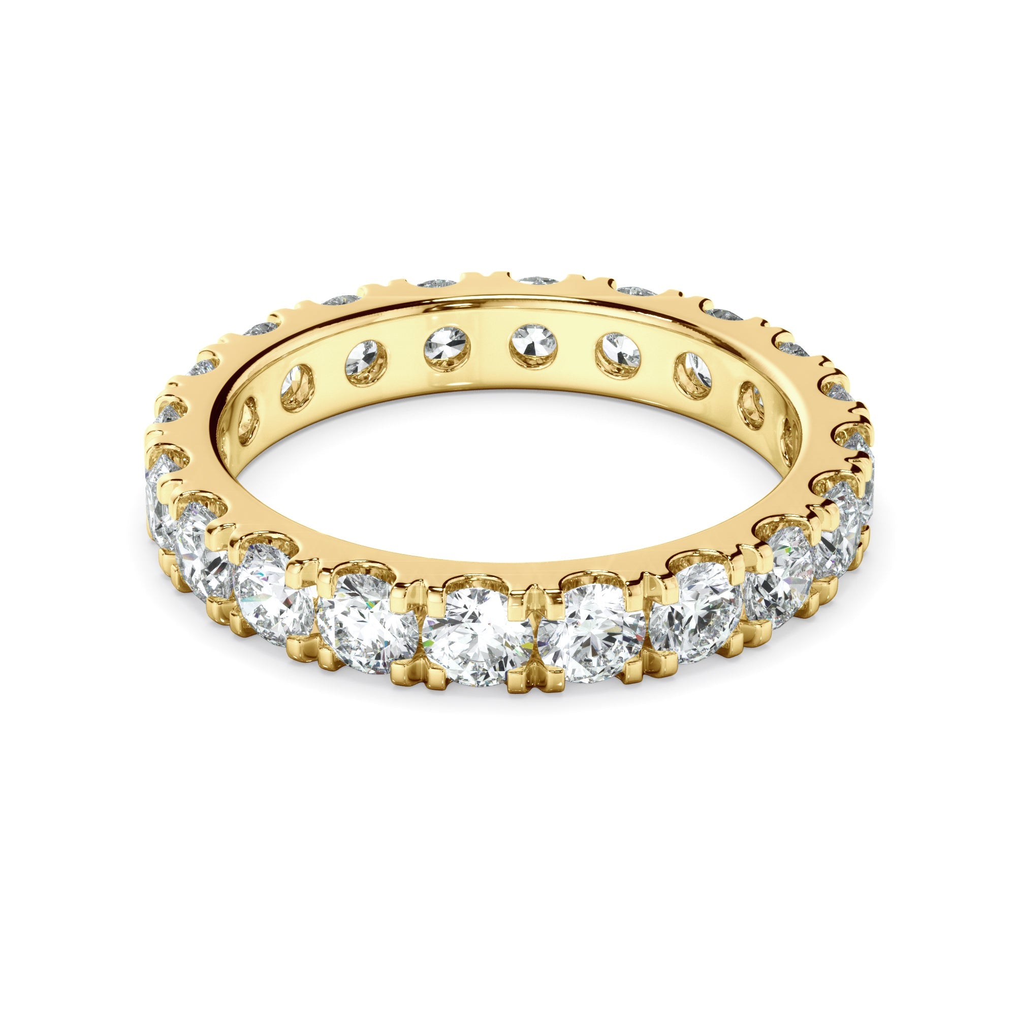 1.9ct Round Brilliant Cut Lab Grown Diamond Eternity Ring