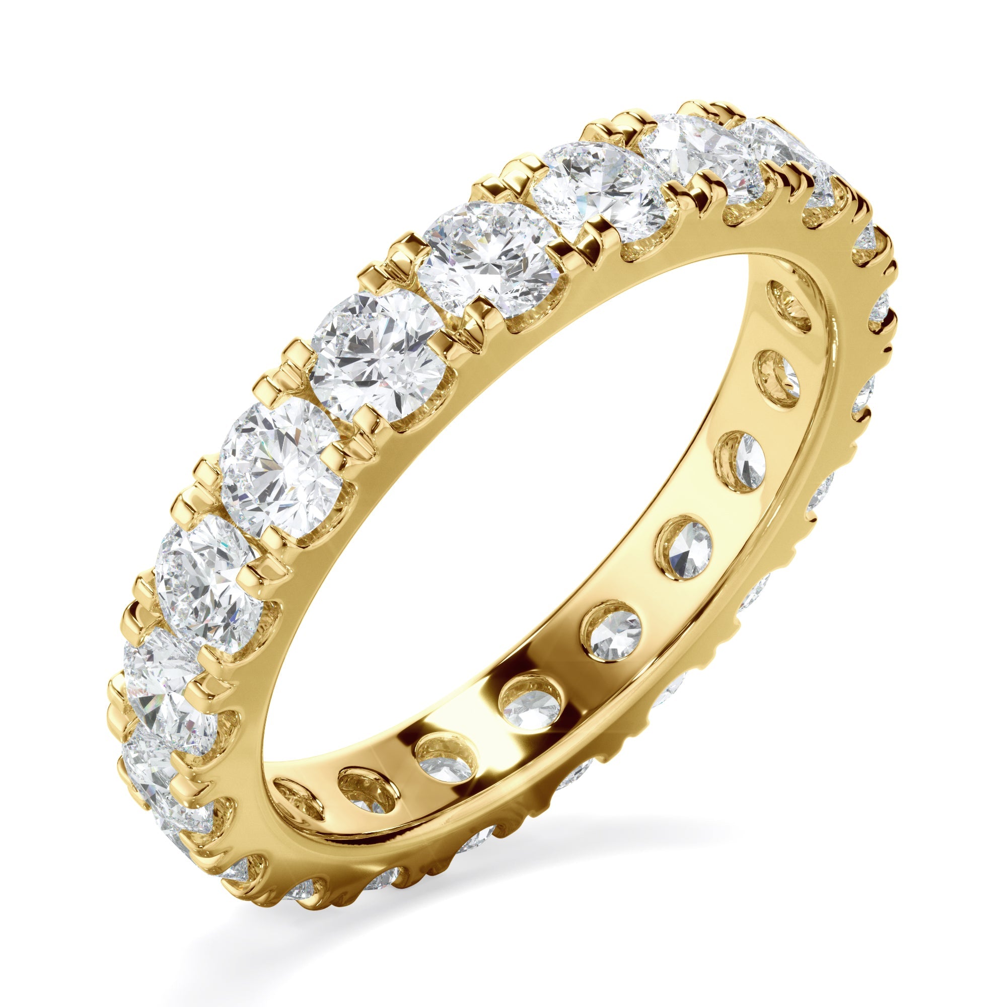 1.9ct Round Brilliant Cut Lab Grown Diamond Eternity Ring