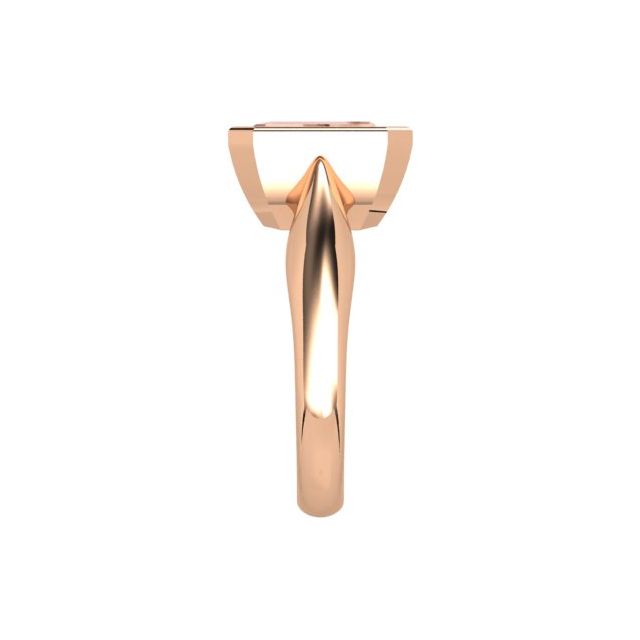 18ct Rose Gold 3.02ct Peach Morganite Dress Ring