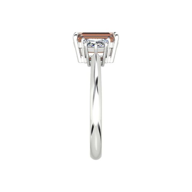 Platinum 2.22ct 4-Claw Argyle Origin Cognac Diamond Dress Ring